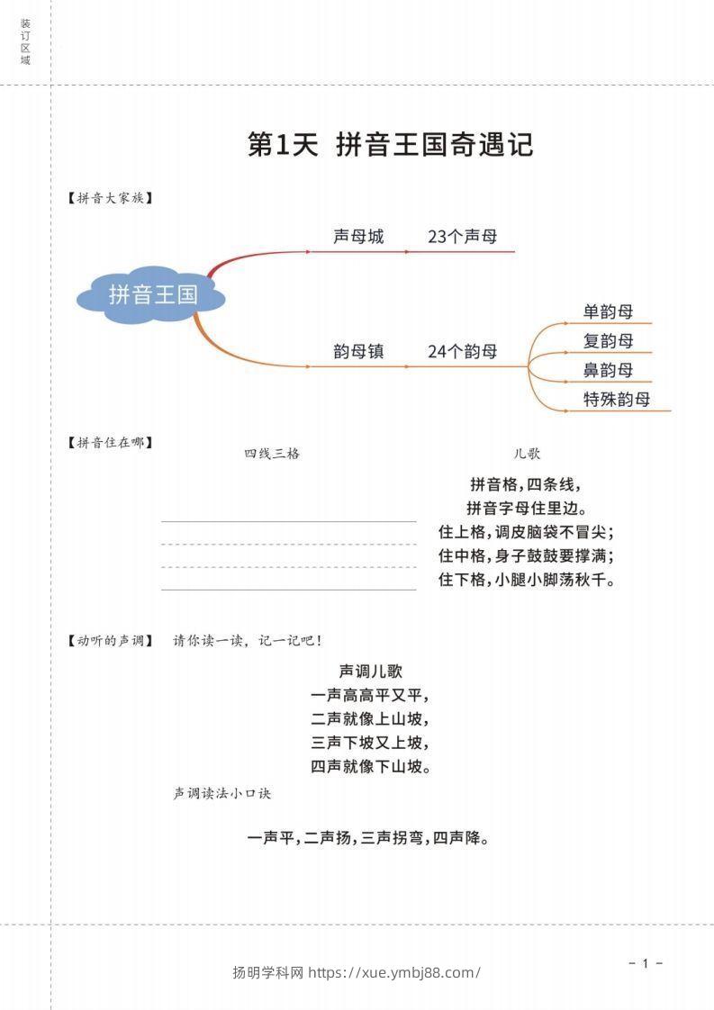图片[2]-【拼音】拼音王国21天拼音打卡-扬明学科网