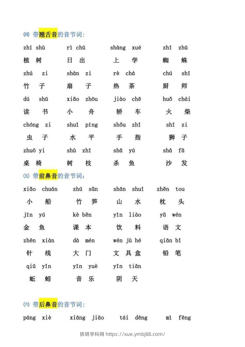 图片[2]-【拼音】幼小衔接拼音强化训练-扬明学科网