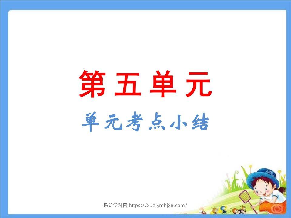 五年级语文下册第5单元考点小结（部编版）-扬明学科网