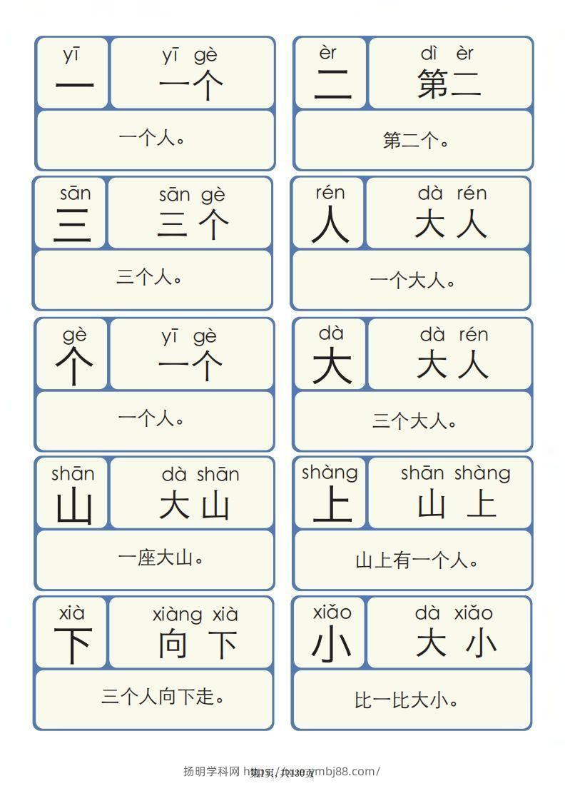 图片[2]-【拼音】识字拼音1300字-扬明学科网