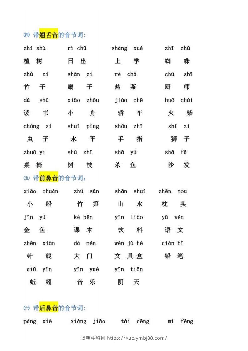 图片[2]-幼小衔接拼音强化训练-扬明学科网
