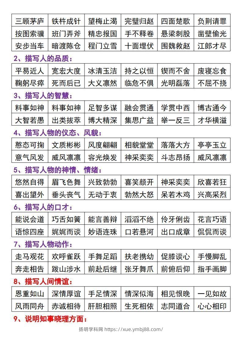 图片[2]-【三上】语文必背汇总-扬明学科网