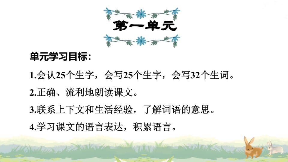 三年级语文上册第1单元复习（部编版）-扬明学科网