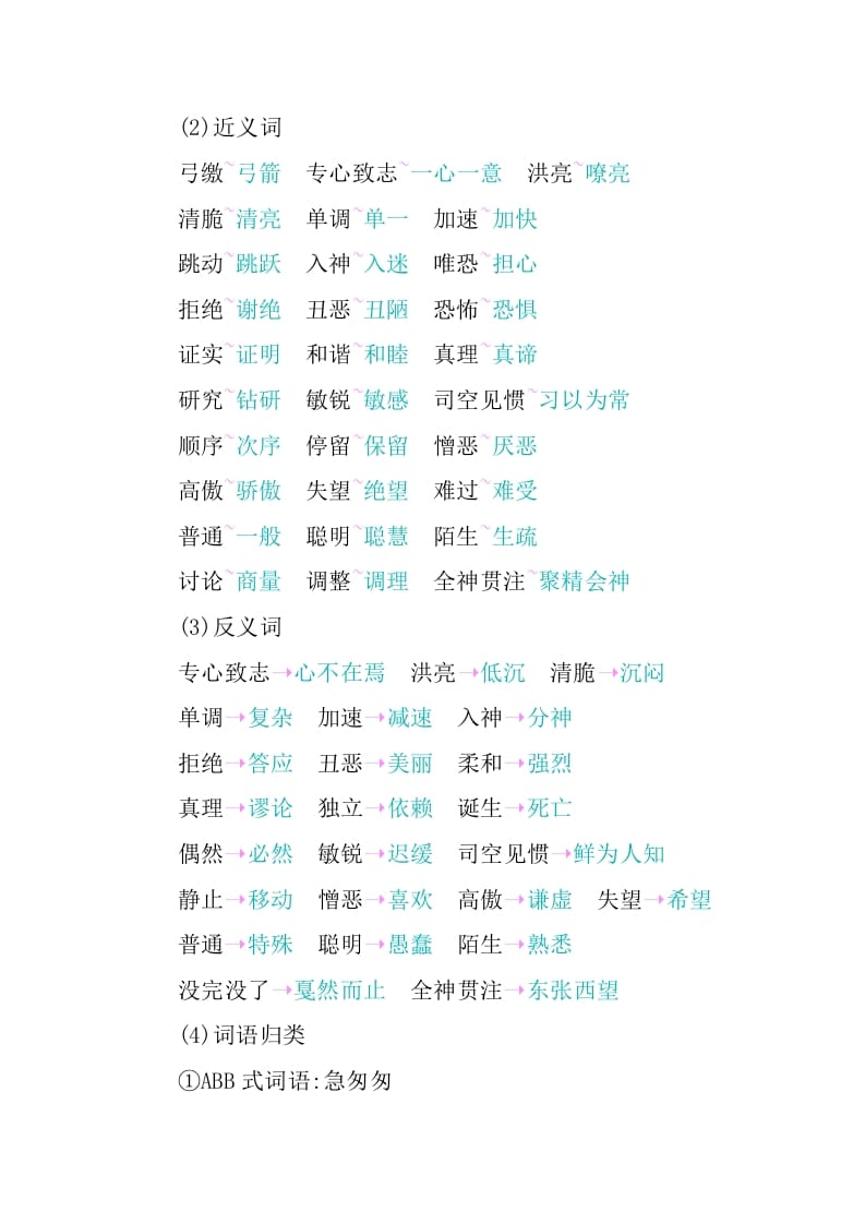 图片[2]-六年级语文下册第五单元知识小结-扬明学科网