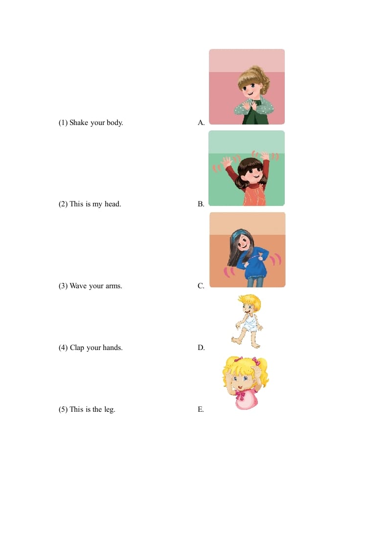 图片[2]-三年级英语上册Unit3_B_Let’s_learn同步习题(1)（人教版一起点）-扬明学科网