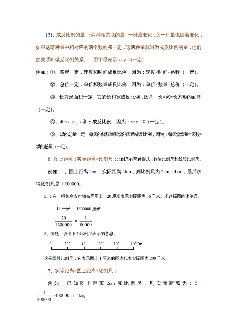 图片[2]-六年级数学上册第6单元归纳总结（人教版）-扬明学科网