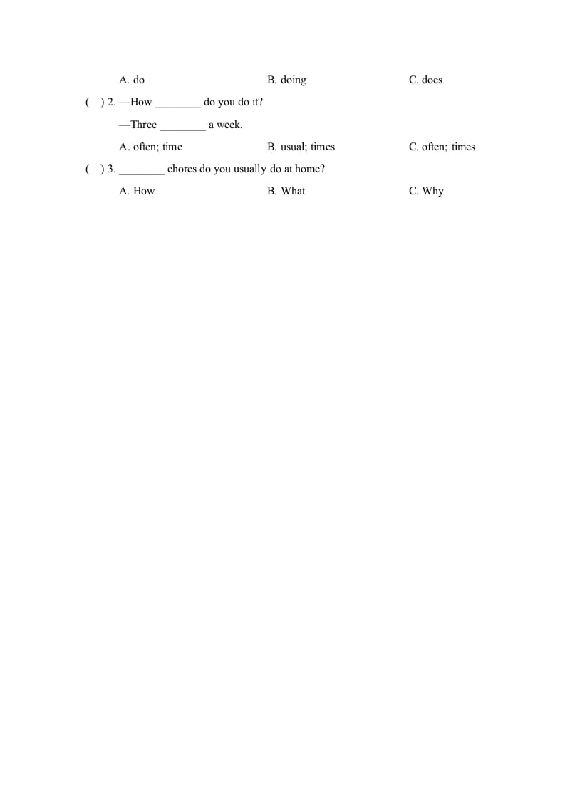 图片[2]-五年级英语上册Unit6_Lesson1课时训练（人教版一起点）-扬明学科网