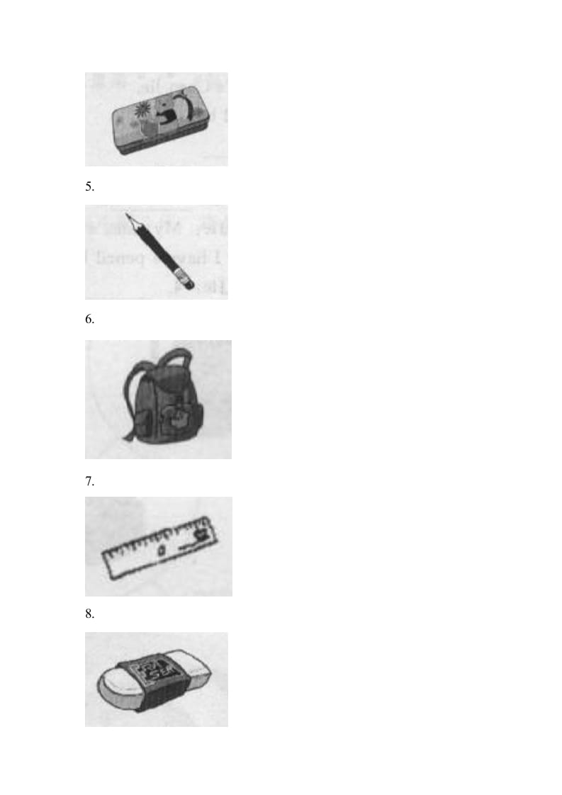 图片[2]-三年级英语上册Unit1单元测试__1（人教PEP）-扬明学科网