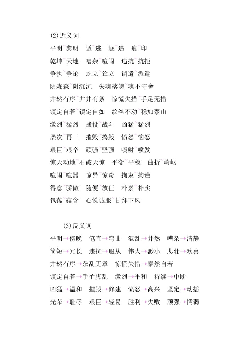 图片[2]-四年级语文下册第七单元知识小结-扬明学科网