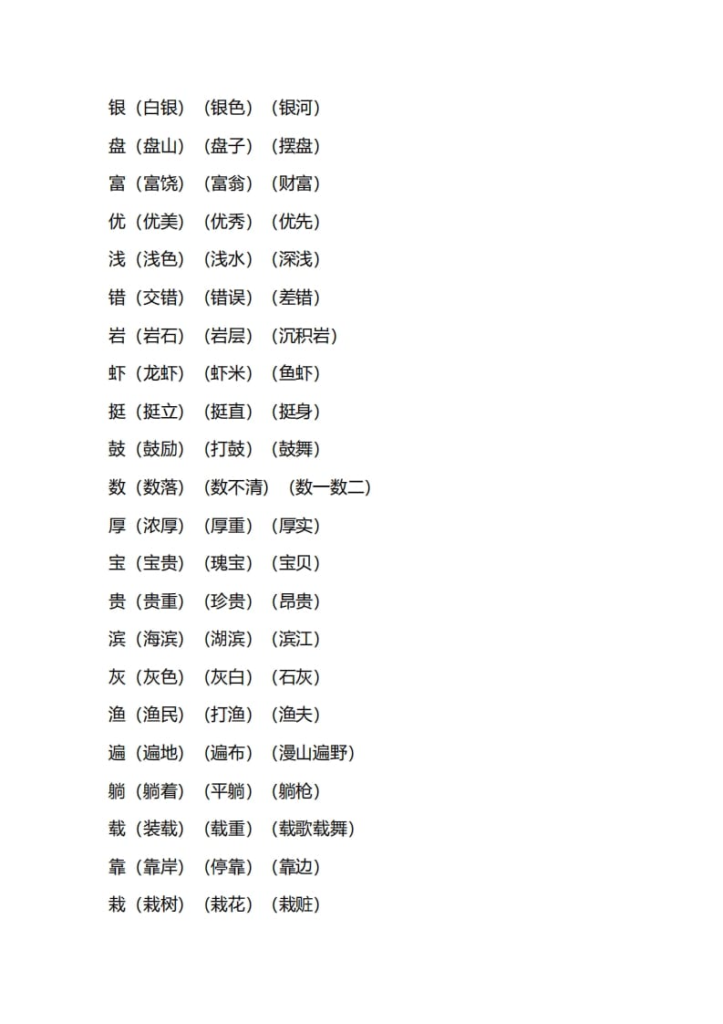 图片[3]-三年级语文上册第六单元知识要点汇总（部编版）-扬明学科网