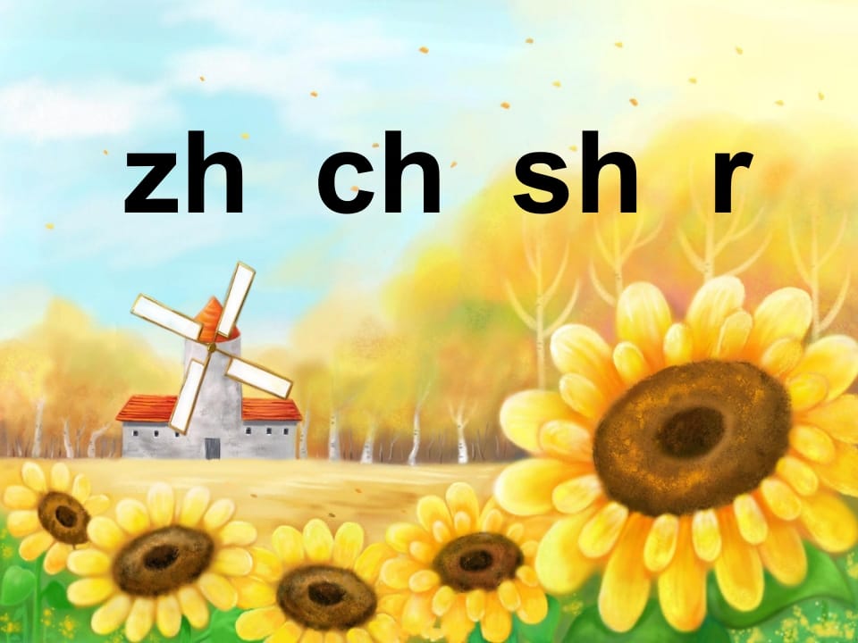 一年级语文上册8.zhchshr课件4（部编版）-扬明学科网