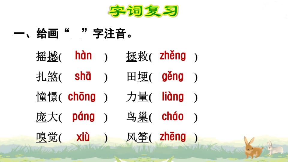 图片[2]-四年级语文上册第5单元复习-扬明学科网